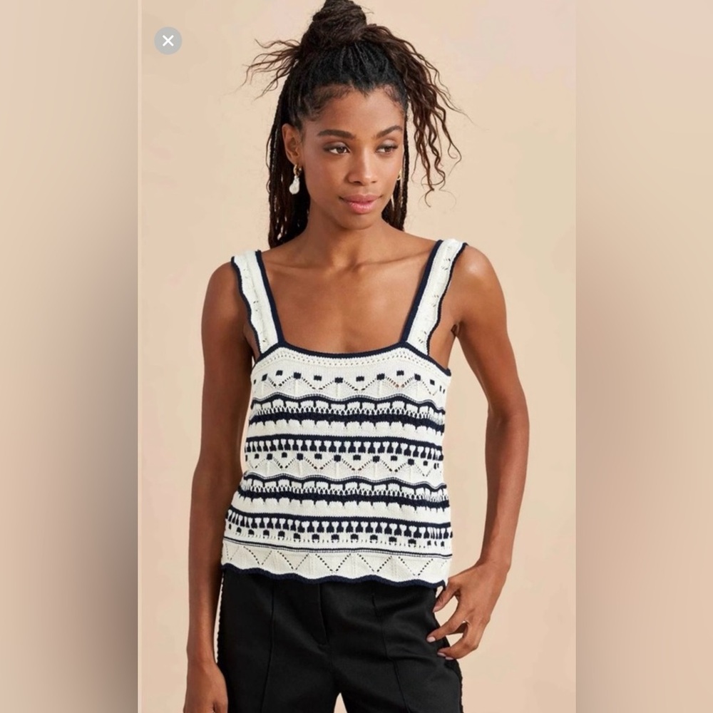 La Ligne knit sweater tank. Size medium